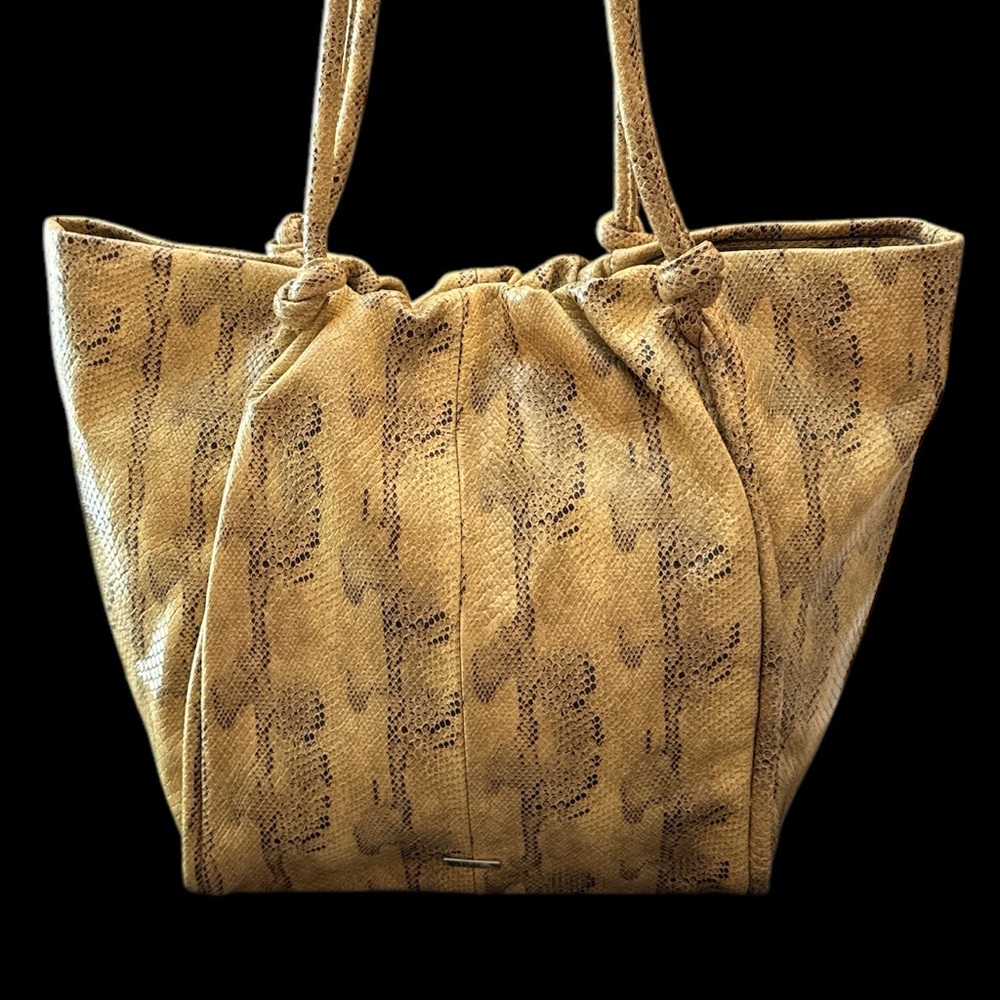 Vince Camuto Yellow and Black Shoulder Bag with Slouchy Design, - Picture 6 of 15